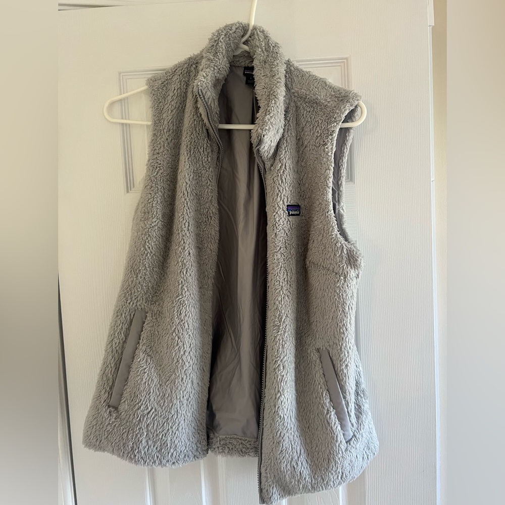 Gray Patagonia Sherpa vest. LIKE NEW